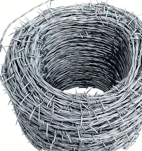 Alambre de Púas de Acero Galvanizado Resistente para Construcción o Protección, Resistente a la Corrosión, Opciones de Longitud de 50/100m - Product Image 1
