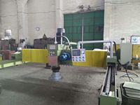 Mesin Poles Batu OMC 12.5kW 380V Produktivitas Tinggi Motor Jembatan Tunggal Kontrol Pemrograman PC untuk Lembaran Marmer 1