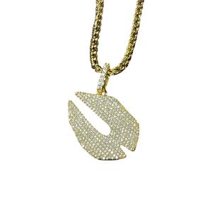 Collier ras du cou hip hop européen et américain Lotto Life Zircon pendentif avec joker plein de bijoux en diamant - Product Image 5