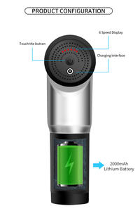 Masajeador colorido para aliviar el dolor, fabricante profesional de mano, pistola de terapia de masaje muscular corporal - Product Image 4