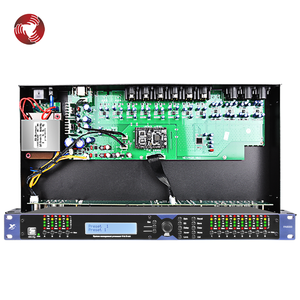 数字4进8出DSP扬声器处理器，带软件延迟EQ音频扬声器管理处理器音响系统 - Product Image 5