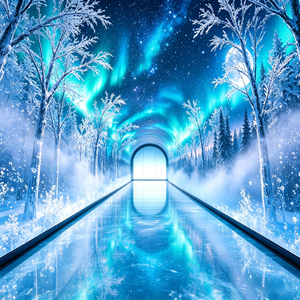 Pantallas LED Interactivas 3D con Precio de Mayoreo, Pantallas de Vídeo LED Curvas en Forma de Túnel, Inmersivas en el Espacio-Tiempo - Product Image 1