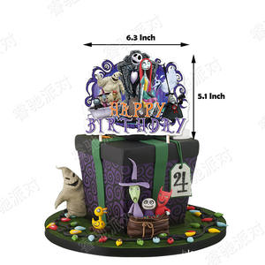 Kit di forniture per feste di Natale da incubo palloncini per feste di Halloween spaventosamente divertenti decorazioni per compleanni X0494 - Product Image 5