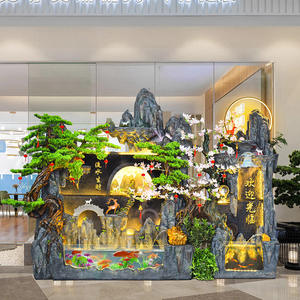 Grande fontaine à eau de 2 mètres pour l'entrée du salon Fontaine de <span class=keywords><strong>jardin</strong></span> <span class=keywords><strong>zen</strong></span> au sol pour étang à poissons - Product Image 2