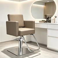 Kursi Salon Minimalis Hidrolik Dapat Diputar untuk Potong Rambut, Kursi Tata Rambut Salon Kecantikan