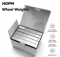 HOPM FE – Poids d'équilibrage adhésifs en acier pour roues de voiture, SUV et moto