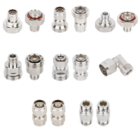 Adaptador de alimentador de conector hembra doble 50-12 1/2 1/2, adaptador de RF de conector hembra doble de