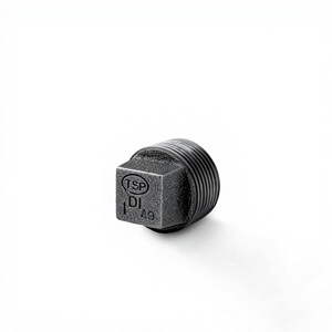 Raccord de tuyauterie forgé en fonte FCD 450 à tête hexagonale TSP, surface lisse haute pression, raccords hexagonaux 4 3 - Product Image 1