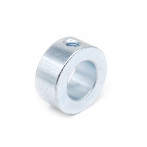 Collier de serrage en acier inoxydable usiné CNC sur mesure, avec vis de réglage et <span class=keywords><strong>anneau</strong></span> de blocage en acier zingué - Product Image 3