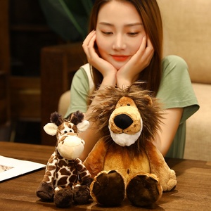 Peluche <span class=keywords><strong>Leone</strong></span> e Orangutan all'Ingrosso con Imbottitura in Cotone PP, Animale Selvatico della Foresta, Amico della Fattoria, Bambola da 20cm-50cm di <span class=keywords><strong>Altezza</strong></span> - Product Image 4