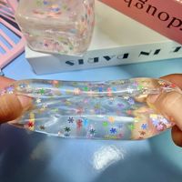 Juguete Antiestrés de TPR con Forma de Cubo de Nieve para Niños de 8+ Años, de Ascenso Lento, para Aliviar el Estrés en la Oficina