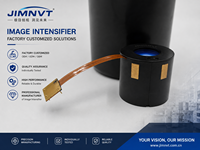JIMNVT MX11769 Gen2+ FOM1200 P43 Tabung Penguat Gambar Manual Gain Auto-Gated dengan Resolusi 60-64lp/mm Zoom 2x-7x untuk PVS14