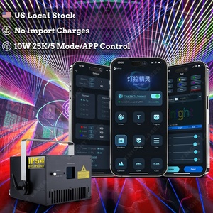 USA Kho Miễn Phí Vận Chuyển Ứng Dụng Điện Thoại Điều Khiển Công Suất Cao 10W Đầy Đủ Màu Sắc 3D Hoạt Hình Ánh Sáng <span class=keywords><strong>Laser</strong></span> Chiếu - Product Image 5