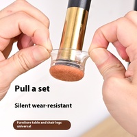 Accessoires de meubles écologiques, protections de pieds de chaise en feutre avec bordure en PVC, protections de pieds de chaise pour tabourets et tables