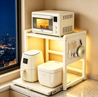Étagère de rangement multifonctionnelle pour usage domestique, petite taille et facile à nettoyer, support coulissant pour cuisine et salon