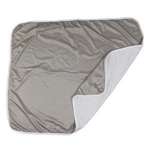 Tu escudo diario: Manta multicolor contra la radiación EMF, 100% algodón y fibra de plata para tu tranquilidad. - Product Image 6