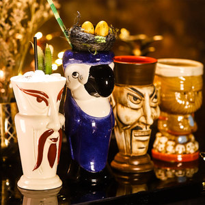 Tazas Tiki al por Mayor para Bar de Cócteles, Diseños Únicos, Tazas Tiki Hawaianas, Tazas de Cerámica - Product Image 4