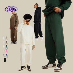 <span class=keywords><strong>Pantalon</strong></span> d'hiver YMJ pour <span class=keywords><strong>homme</strong></span>, style Y2K, taille mi-haute, ample, vintage, couleur unie, avec cordon de serrage, en mélange coton-polyester, pour le sport - Product Image 3