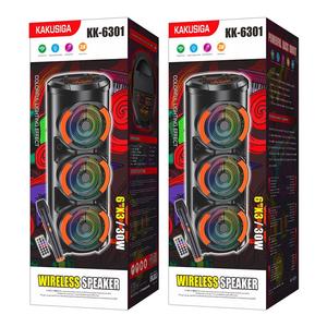 Kakusiga/Kaku KK-6301 liunian đèn nhiều màu Loa không dây bán chạy ba loa <span class=keywords><strong>6</strong></span> inch Bass hiệu ứng âm thanh gây sốc - Product Image 1