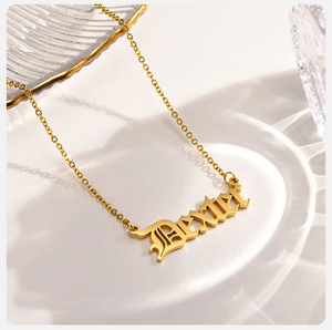 Lateefah <span class=keywords><strong>ชื่อ</strong></span>เครื่องประ<span class=keywords><strong>ด</strong></span>ับสําหรับครอบครัวสแตนเลสชุบทองจริงส่องแสงสร้อยคอ<span class=keywords><strong>เด็ก</strong></span>ที่กําหน<span class=keywords><strong>ด</strong></span>เอง - Product Image 4