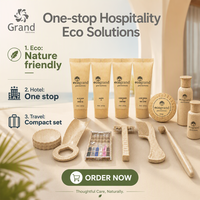 Eco Hospitality Shampoo and Soap One-stop Solutions for Hotel Motel Airline Airbnb Travel Compact Kit