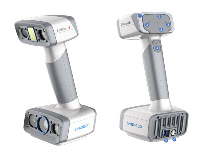 Professional 3d Human Body Scanner Multi Functional High Accuracy Shining Einscan H H2 Einstar Portable 3d Scanner Price