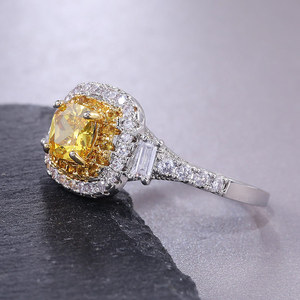 Bagues de luxe en Zircon scintillant, Design huit cœurs huit flèches, ornements de main élégants de Style européen pour femmes - Product Image 4