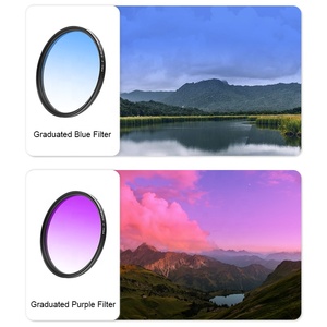 Nhà Máy Tùy Chỉnh 49-82Mm Tốt Nghiệp Bộ Lọc Màu Cho Máy Ảnh Hoàng Hôn Màu Đỏ Cam Màu Vàng Màu Xanh Lá Cây Màu Xanh Fx Lọc - Product Image 6