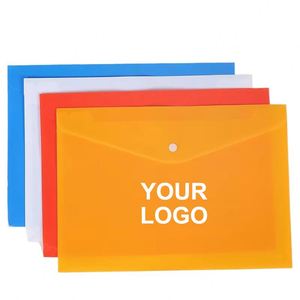 Xj845 Pp Plastic A4 Size Paper Cover Folder Zipper Bags Letter Style <b>File</b> <b>Document</b> Bag - Product Image 1