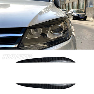 2 pièces de garnitures de phares de voiture pour Volkswagen Touareg 2010-2018, autocollants de phares, garnitures de phares - Product Image 1