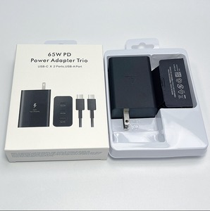 65W 3 Port <b>USB</b> C PD Fast Power <b>Adapter</b> UK US EU Plug Business Trip Office Home <b>Multi</b> Scenario for Samsung Galaxy S22 S23 S24 S25 - Product Image 1