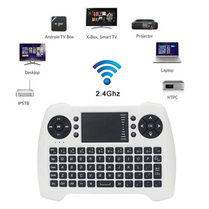 Miniteclado inalámbrico con panel táctil, mando combinado para Smart TV, <span class=keywords><strong>Android</strong></span>, TV Box, PC, IPTTV, 2,4 GHz - Product Image 2