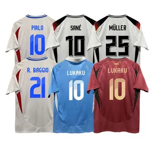 Vente en gros de haute qualité maillot de football allemand 100% polyester vêtements de football à séchage rapide pour hommes