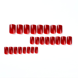 24 <span class=keywords><strong>Uñas</strong></span> Postizas <span class=keywords><strong>Cortas</strong></span> Cuadradas <span class=keywords><strong>de</strong></span> <span class=keywords><strong>Diseño</strong></span> Clásico, Estilo Francés, Material ABS, <span class=keywords><strong>Uñas</strong></span> Postizas <span class=keywords><strong>de</strong></span> Colores Sólidos <span class=keywords><strong>para</strong></span> Dedos - Product Image 3