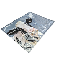 Sac souple pour lait vert jetable avec anneau de tirage de valve, boîte à valve, bec verseur supérieur transparent, imprimé en héliogravure, en matériau NY/PE+PE