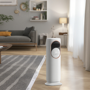 Motore elettrico portatile Mini PTC termoventilatore nuovo <span class=keywords><strong>Design</strong></span> funzione oscillante 1500W <span class=keywords><strong>soggiorno</strong></span> camera da letto-Desktop facile - Product Image 1