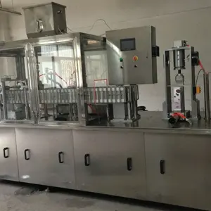 Máquina automática de selagem e enchimento de caixa de teto para geléia de morango