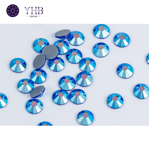 Nouveau produit Y133D Loose Glass Strass Crystal Flatback Hot Fix Nail Art Rhinestones - Product Image 3