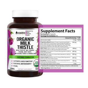 Pasokan pabrik OEM suplemen dengan ekstrak akar <span class=keywords><strong>Dandelion</strong></span> Susu Thistle/kapsul kesehatan hati kunyit Liposomal Susu Thistle - Product Image 3