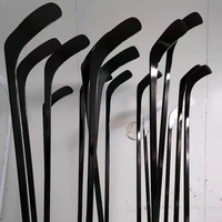 Bâtons de hockey sur glace PATS SPORT OEM en fibre de carbone/PVC/PE/UD/12K/18K, tissage 3k/12k/18k, couleur/logo personnalisés, pour adultes, fabriqués en Chine