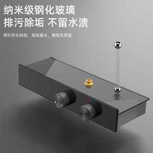 Juego de ducha moderno 8802, cabezal de ducha cuadrado con rociador de mano cromado, fácil instalación, rociador superior para uso doméstico - Product Image 4