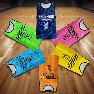 Zonal Sportswear - Petos de Entrenamiento de Poliéster con Impresión Digital Personalizada, de Secado Rápido, Transpirables, para Fútbol y Baloncesto - Product Image 2