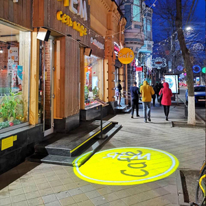 Máy chiếu logo LED ngoài trời TNT 25W35W60W80W IP67 chống nước, chất liệu nhôm, dùng cho quảng cáo ngoài trời - Product Image 2