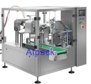 High-accuracy automatic full automatic 200ml-2000ml liquid paste bag filling and sealing packing machine with CE GMP