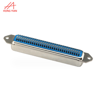Connecteur Centronic série 57 pour câble ruban CN 36 50 64 broches sertissage à souder femelle mâle