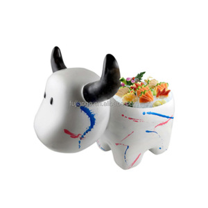 จานเสิร์ฟอาหารทะเล อาหารโมเลกุล สำหรับโรงแรม รูปทรงสี่เหลี่ยมผืนผ้า เซรามิก เป็นมิตรกับสิ่งแวดล้อม สำหรับซาชิมิ ซูชิ พร้อมน้ำแข็งแห้ง <span class=keywords><strong>แซลมอน</strong></span> - Product Image 3