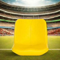 Siège de tribune de stade durable de conception nouvelle, tribune de musculation, siège en plastique HDPE démontable