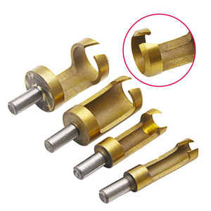 Emagi Wood Plug Cutter <b>Bits</b> 6-16mm Carbon Steel Round Shank For Woodworking <b>Drill</b> - Product Image 1