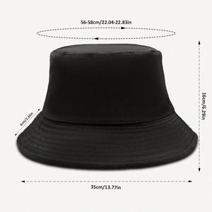 Chapeau de pêcheur unisexe réversible, double face, respirant, en coton, avec broderie personnalisée et impression intégrale - Product Image 5