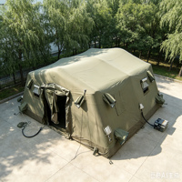 Tente de promotion publicitaire extérieure robuste en PU imperméable, personnalisable et à gonflage rapide pour événements